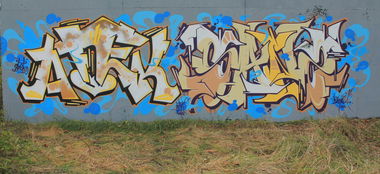 Graffiti Wall - Photo by SANZONE