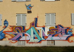 Graffiti Wall - Photo by SANZONE