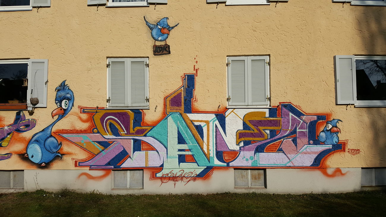 Graffiti Wall - Photo by SANZONE