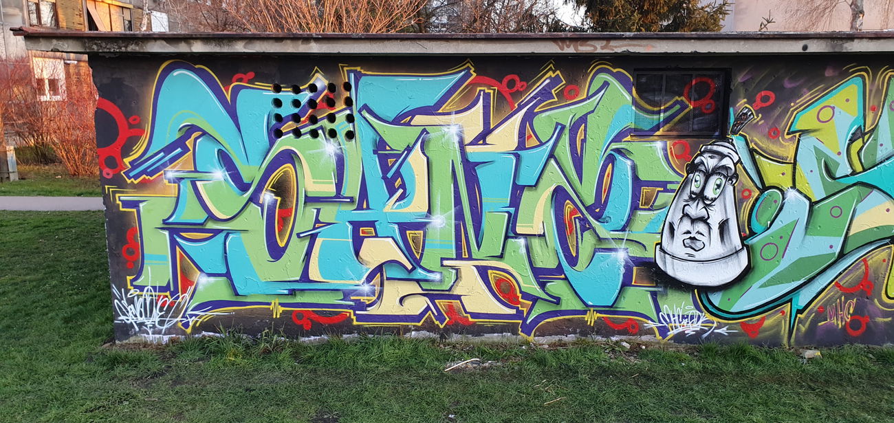 Graffiti Wall - Photo by SANZONE (2020)