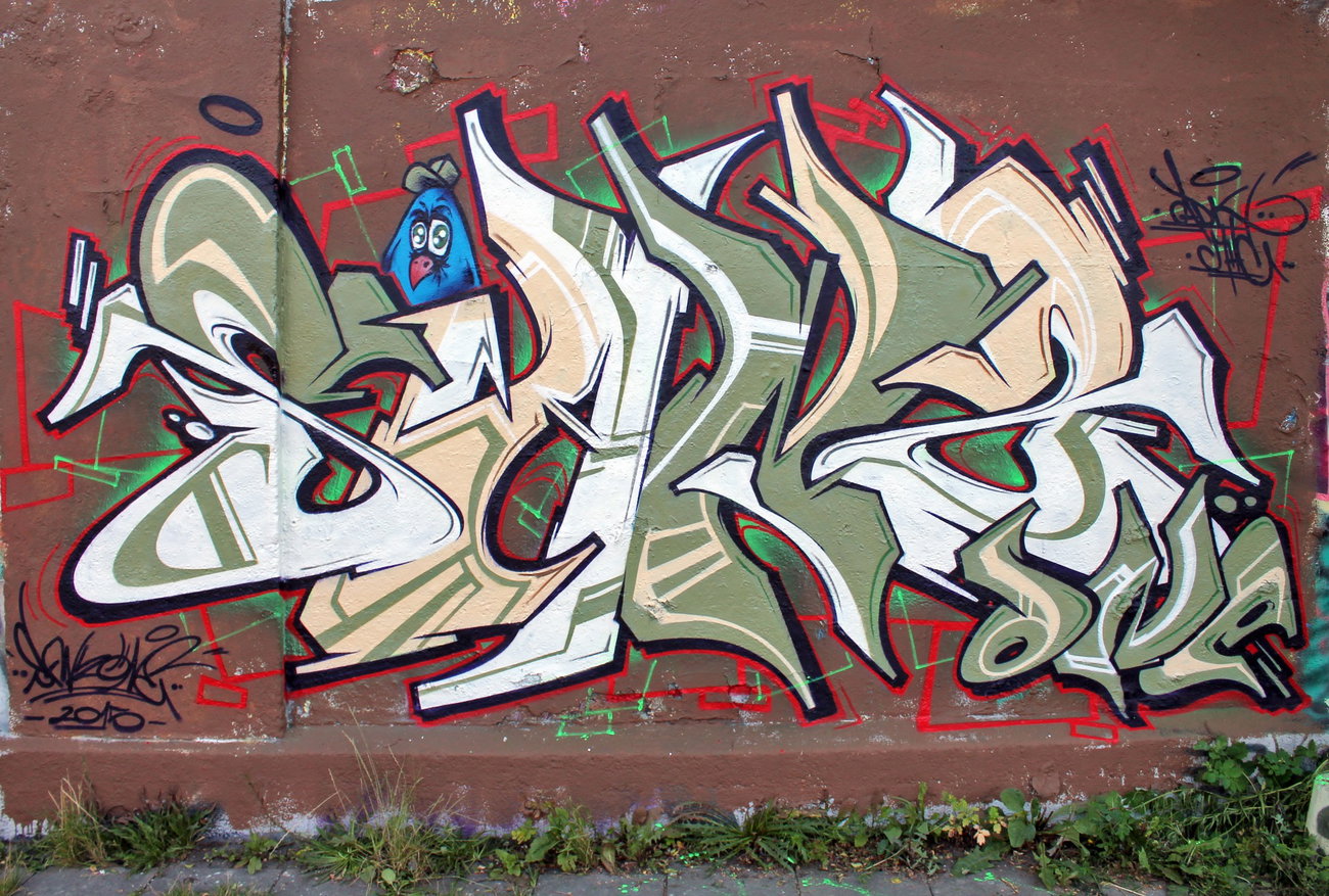 Graffiti Wall - Photo by SANZONE - Munich, Burner, Wildstyle (2015)