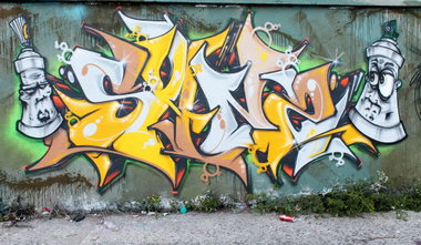 Graffiti in Munchen Schlachthof - Photo by SANZONE - Munchen, Munich, Legal (2013)