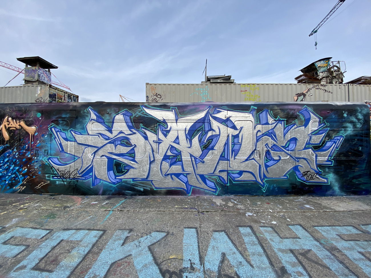 Graffiti Wall - Photo by SANZONE (2020)