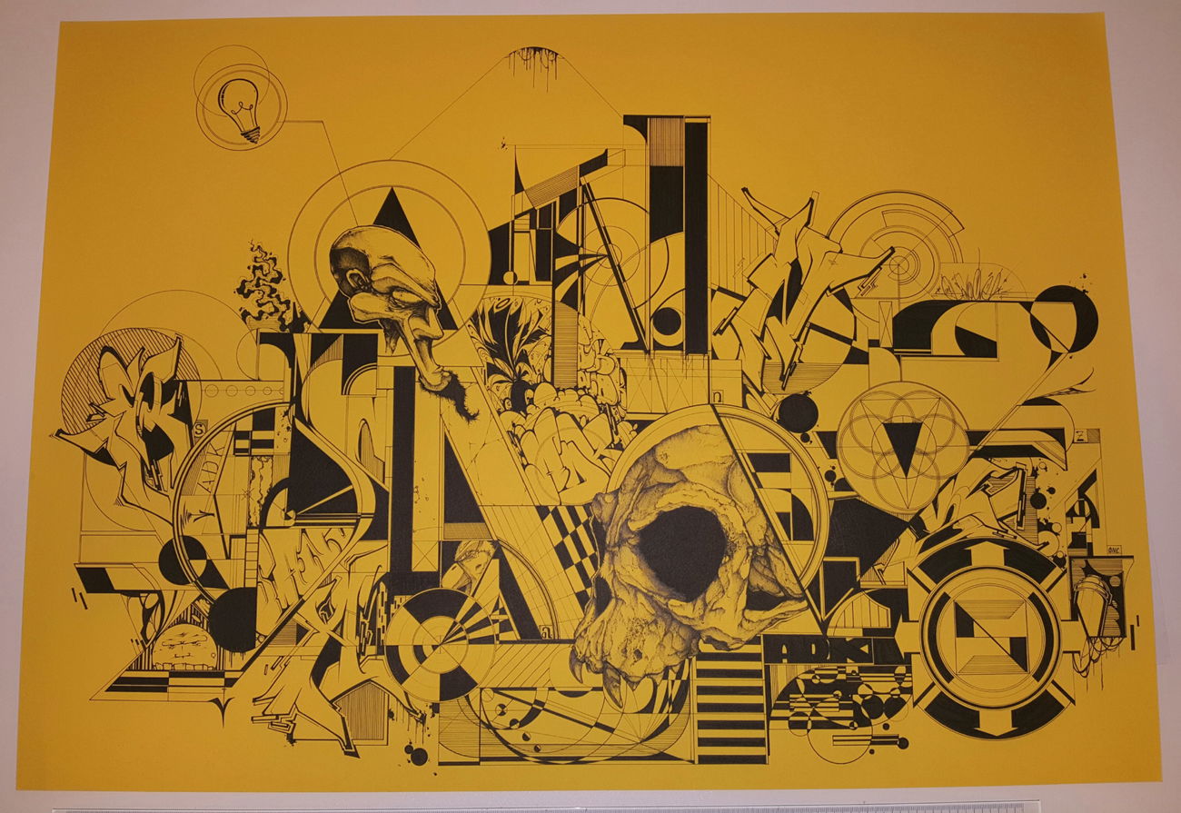 Graffiti Wall - Photo by SANZONE