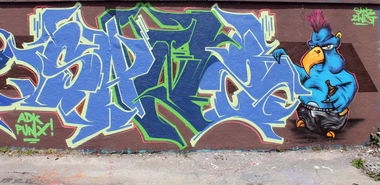 Graffiti Wall - Photo by SANZONE - Punk, Clean, Germany (2015)