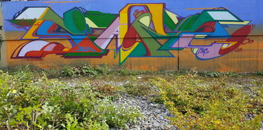 Graffiti Wall - Photo by SANZONE