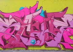 Graffiti Wall - Photo by SANZONE