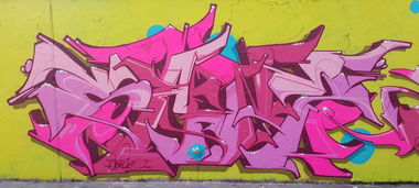 Graffiti Wall - Photo by SANZONE