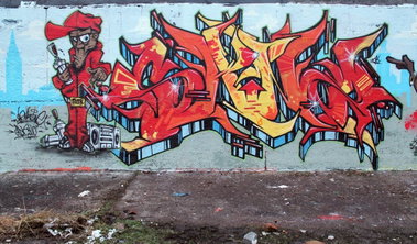 Graffiti Wall - Photo by SANZONE (2015)