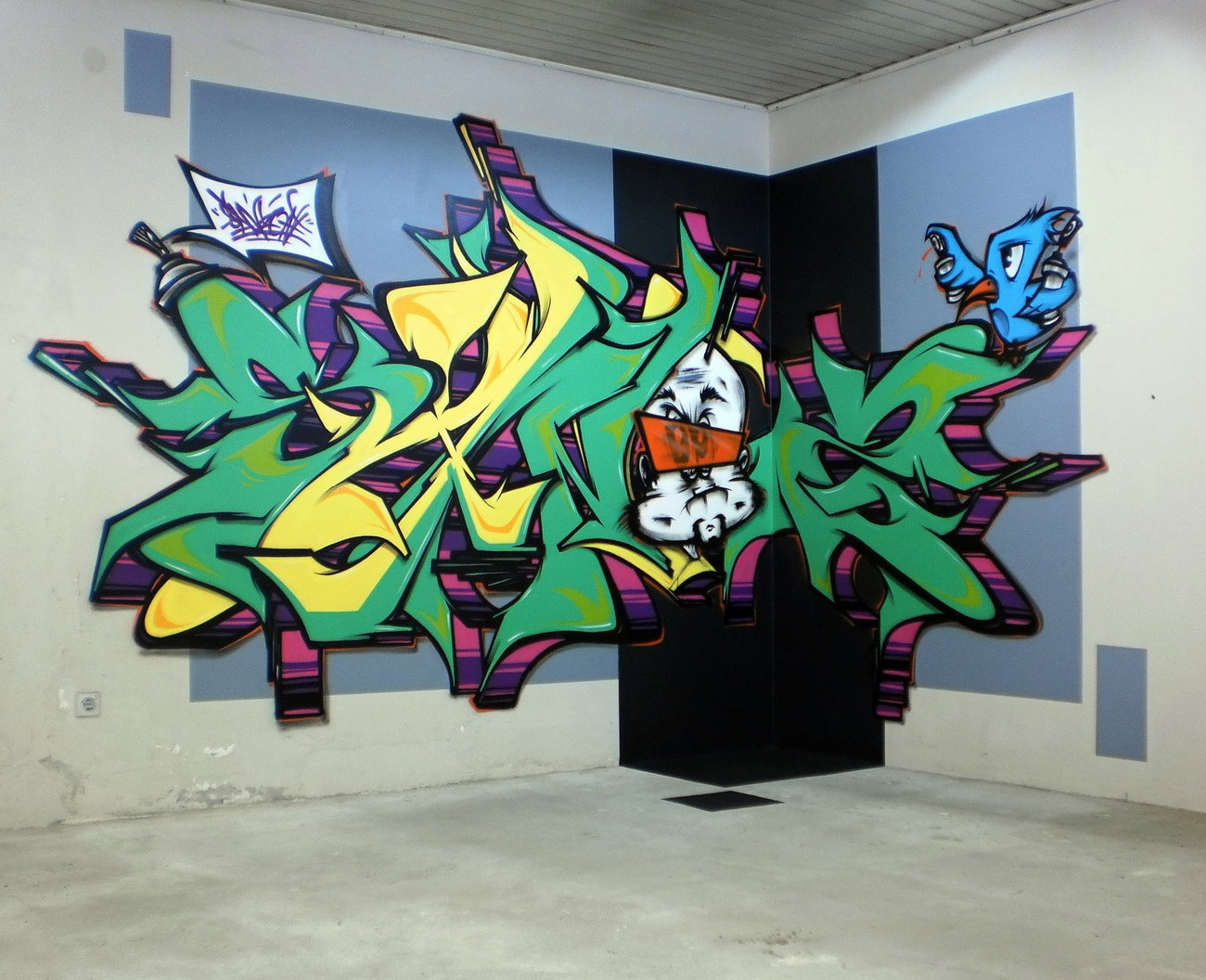 Graffiti in Virovitica - Photo by SANZONE - Virovitica, Sanzone, Hrvatska (2012)