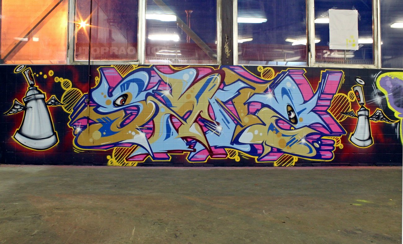 Graffiti Wall - Photo by SANZONE (2013)