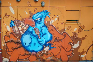 Graffiti Wall - Photo by SANZONE