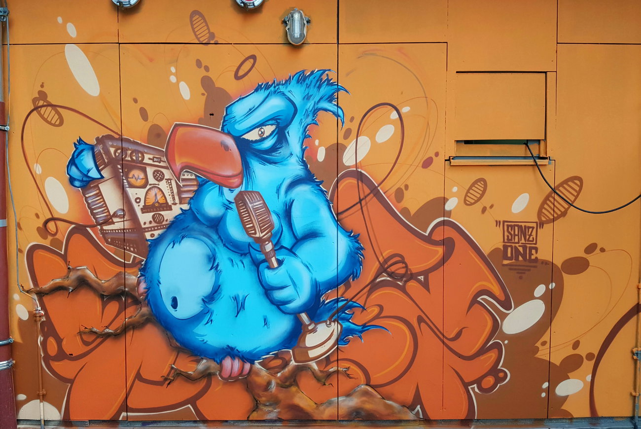 Graffiti Wall - Photo by SANZONE