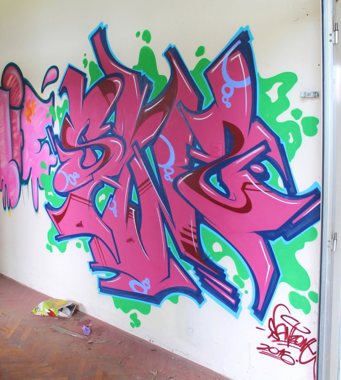 Graffiti Wall - Photo by SANZONE - Croatia, Burner, Wildstyle (2015)
