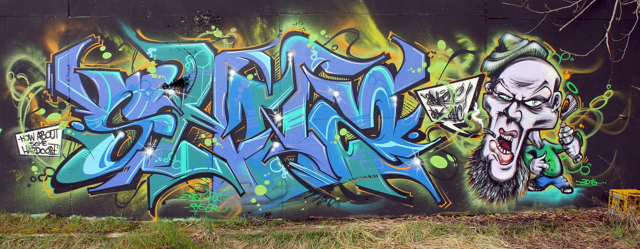 Graffiti Wall - Photo by SANZONE (2016)