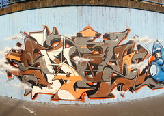 Graffiti Wall - Photo by SANZONE