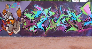 Graffiti Wall - Photo by SANZONE (2014)