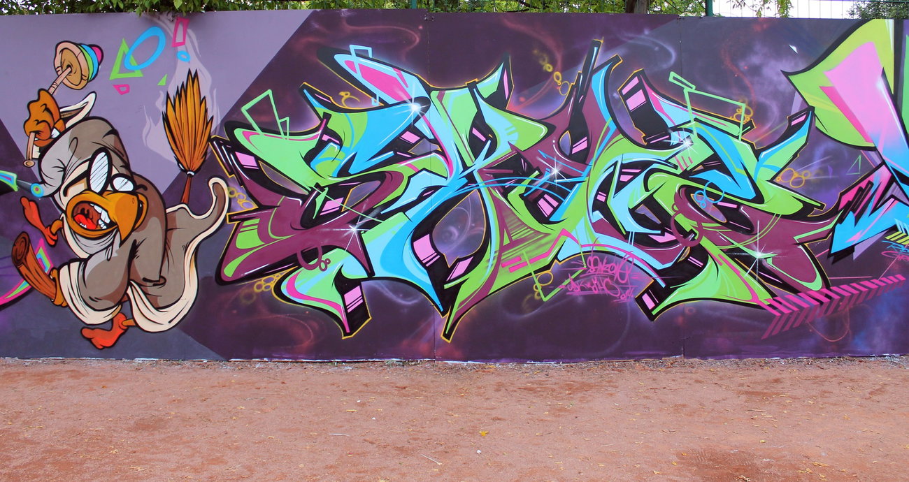 Graffiti Wall - Photo by SANZONE (2014)