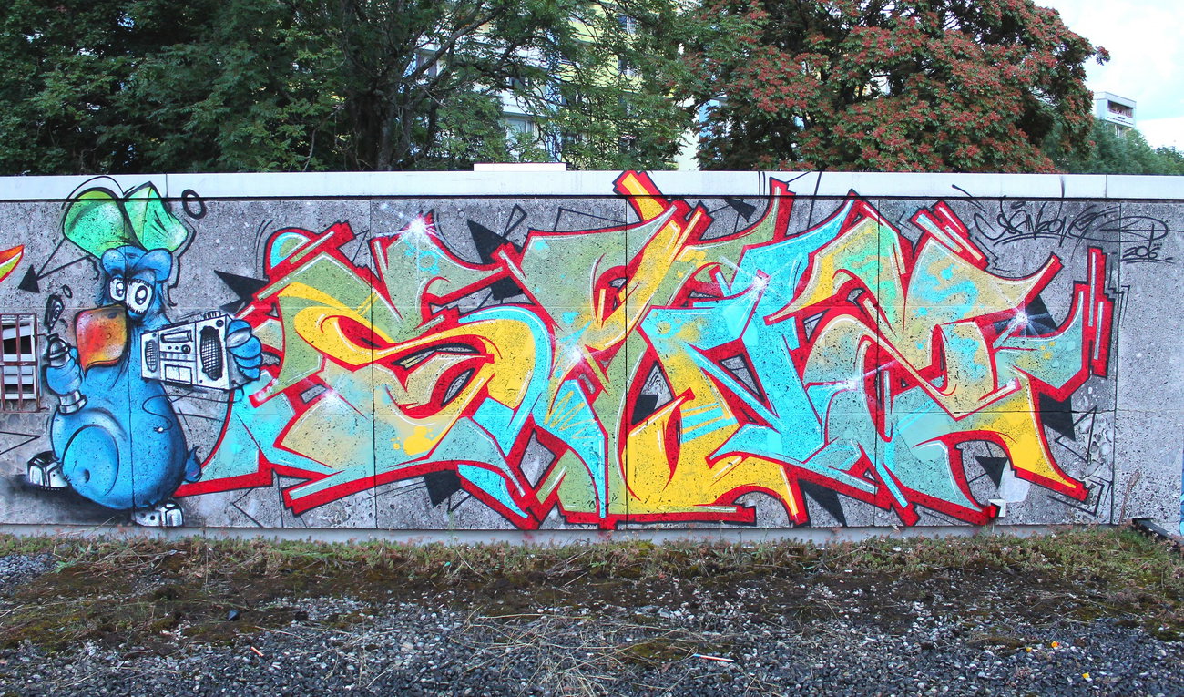 Graffiti Wall - Photo by SANZONE (2016)