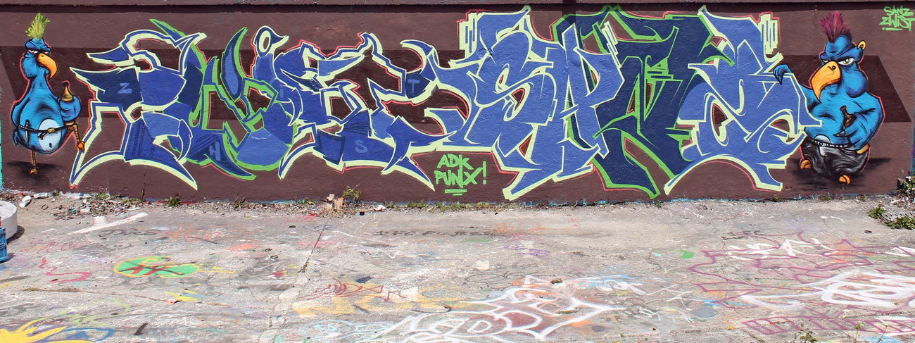 Graffiti Wall - Photo by SANZONE - Munich, Burner, Wildstyle (2015)