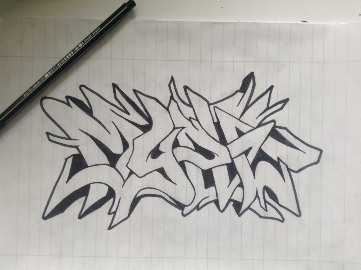 Graffiti Sketch in Hohendodeleben - Photo by SARKO (2013)