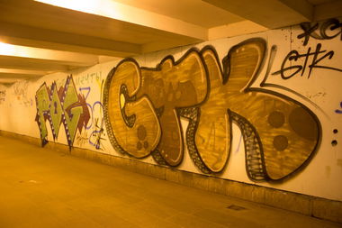 Graffiti Bombing in Russia - Photo by SASHA_POG - pog, Jema, StoBit (2014)