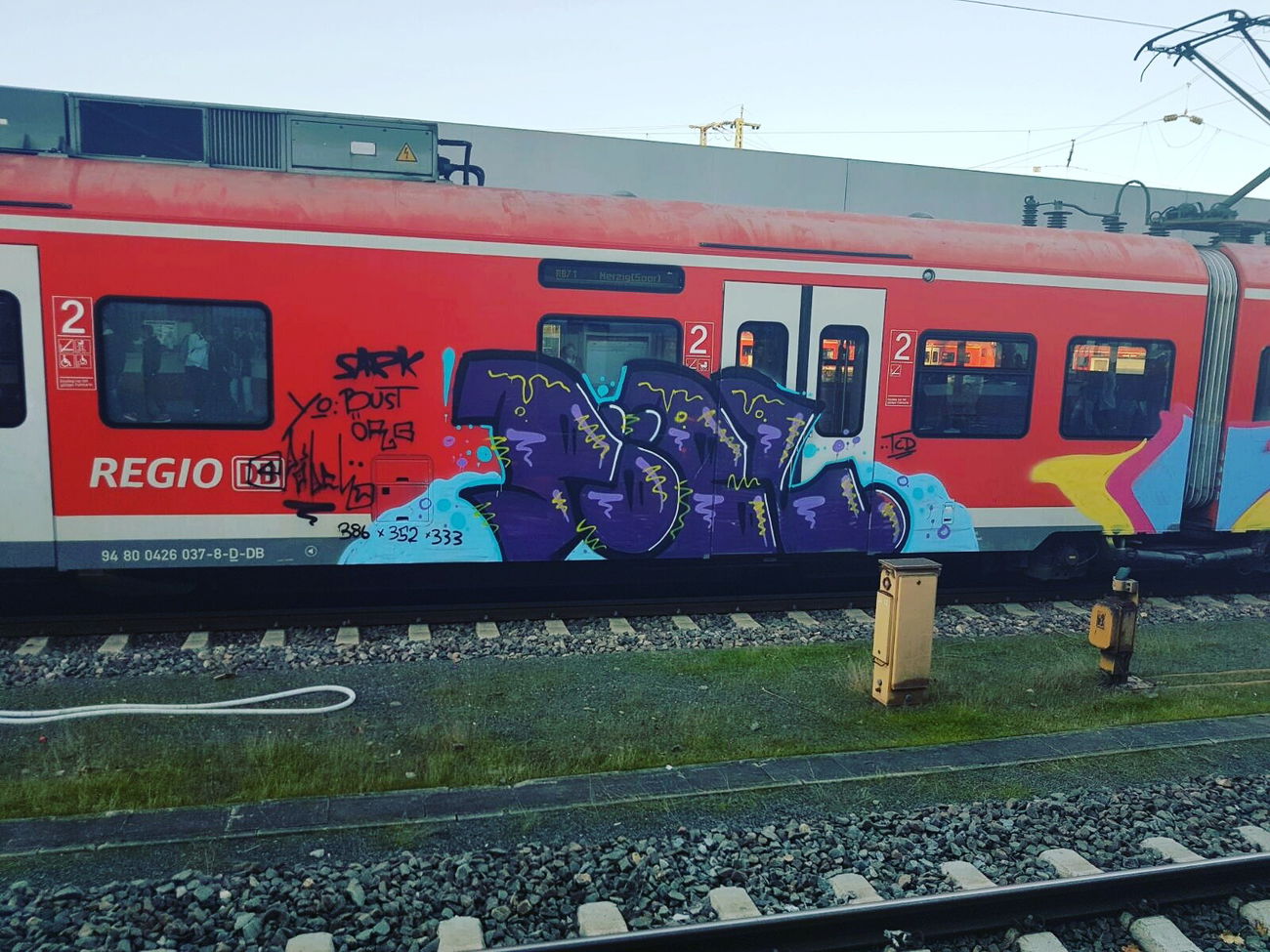 Graffiti Train - Photo by SBGraffiti - pöbelsbgraffitigraffitilove, grafflife, graff