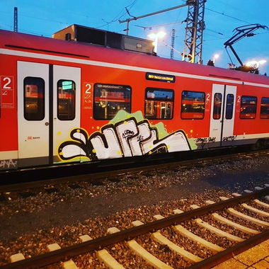 Graffiti Train - Photo by SBGraffiti - sbgraffitigraffitilove, grafflife, graff