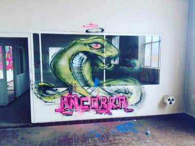 Graffiti Wall - Photo by SBGraffiti - saargraffgraffitiSaarbrücken, anccrewmolotowmontanasbgraffiti