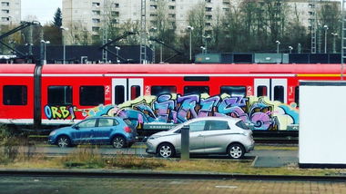 Graffiti Train - Photo by SBGraffiti - sbgraffitigraffitilove, grafflife, graff