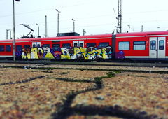 Graffiti Train - Photo by SBGraffiti - sbgraffitigraffitilove, grafflife, graff
