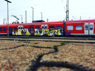 Graffiti Train - Photo by SBGraffiti - sbgraffitigraffitilove, grafflife, graff