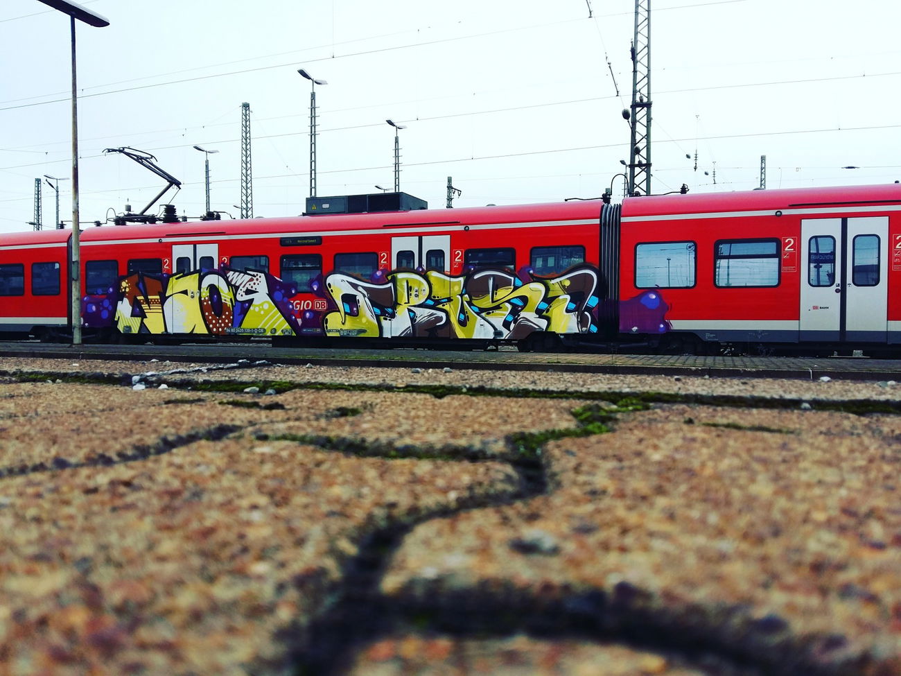 Graffiti Train - Photo by SBGraffiti - sbgraffitigraffitilove, grafflife, graff