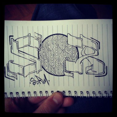 Graffiti Sketch - Photo by SCRIM - scrim (2014)