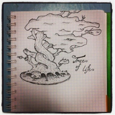 Graffiti Sketch - Photo by SCRIM - scrim, tree, of (2014)