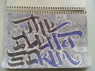Graffiti Sketch - Photo by SCRIM - scrim (2014)