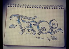 Graffiti Sketch - Photo by SCRIM - scrim, tade (2014)