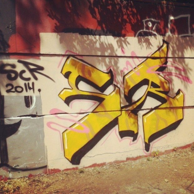 Graffiti Wall - Photo by SCRIM - scrim, sr (2014)