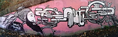 Graffiti Artwork in Stoke-on-Trent - Photo by SDRONe