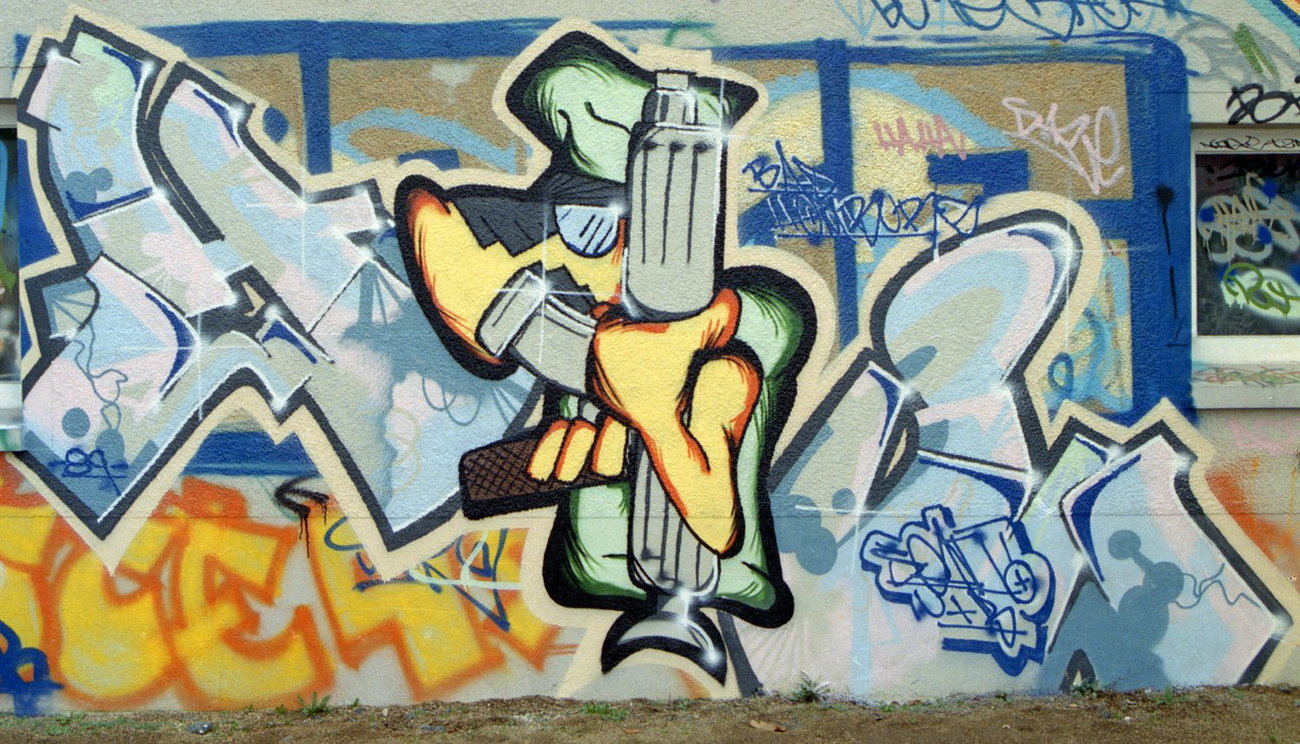 Graffiti Wall - Photo by SEAN - sean, frankfurt, utb (1989)