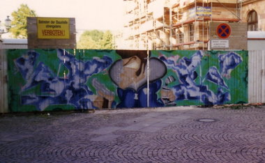 Graffiti Wall - Photo by SEAN - Zebster, ZebRocSki, Wiesbaden (1987)