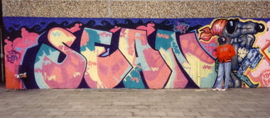 Graffiti Wall - Photo by SEAN - sean, Bodé, utb (1990)