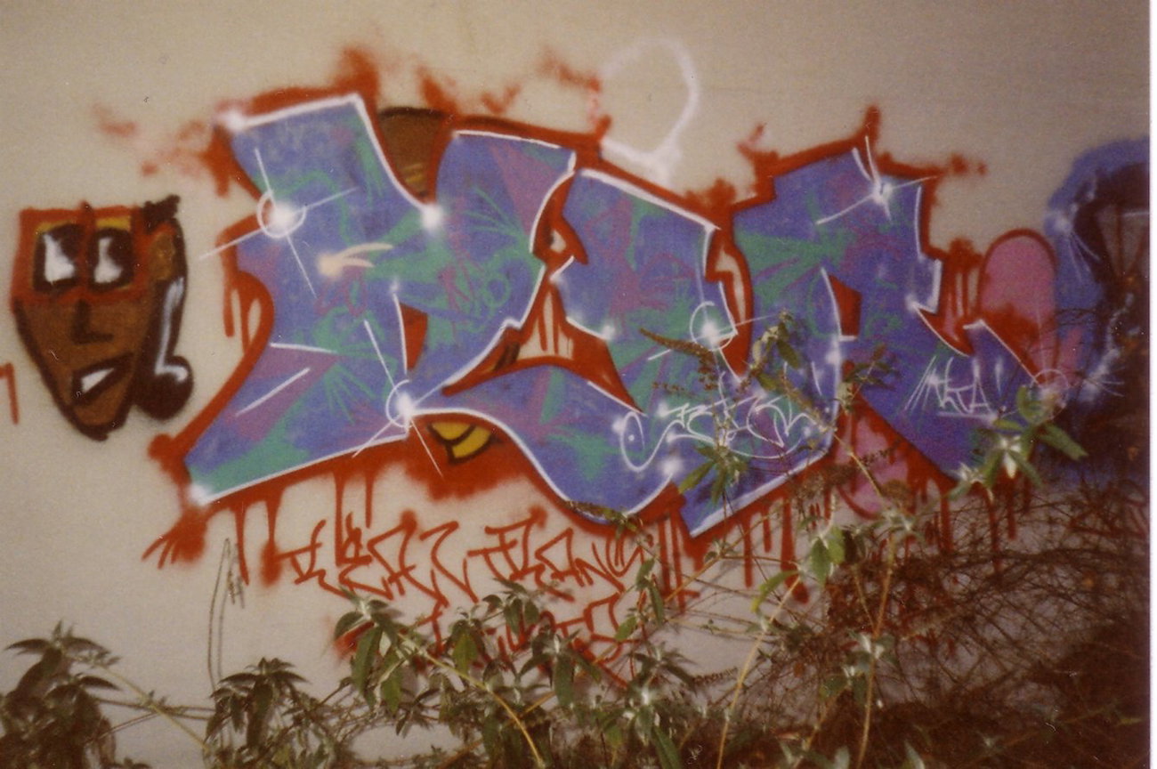 Graffiti Wall - Photo by SEAN - near, rta, wiesbaden (1988)