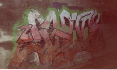 Graffiti Wall - Photo by SEAN - shock, frankfurt (1986)