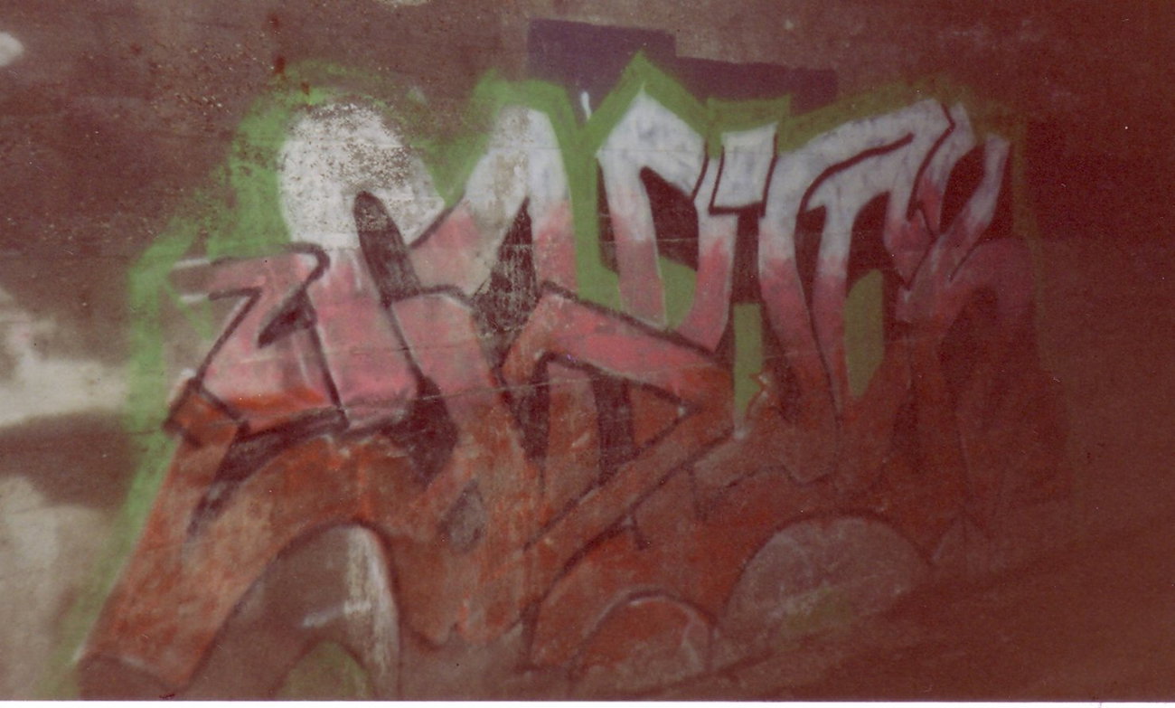 Graffiti Wall - Photo by SEAN - shock, frankfurt (1986)