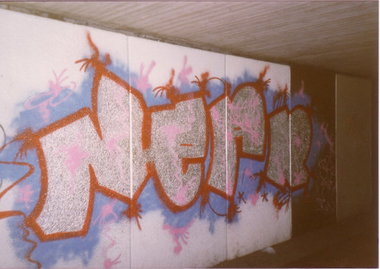 Graffiti Wall - Photo by SEAN - near, rta, wiesbaden (1987)