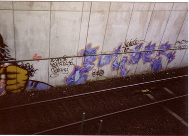Graffiti Wall - Photo by SEAN - bomber, tbc, frankfurt (1988)