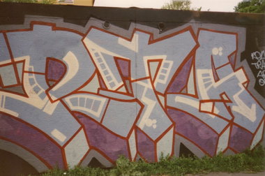 Graffiti Wall - Photo by SEAN - rta, griesheim, frankfurt (1990)