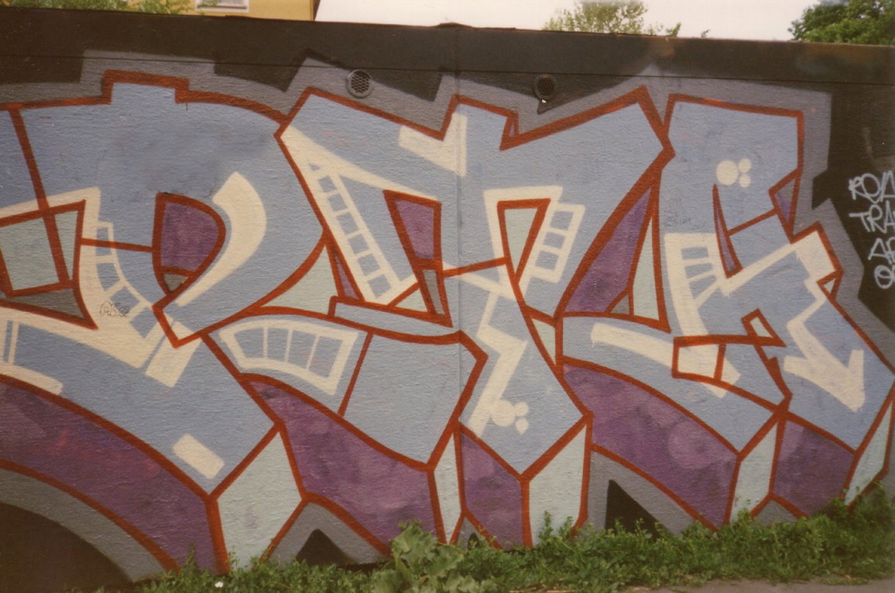 Graffiti Wall - Photo by SEAN - rta, griesheim, frankfurt (1990)
