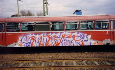 Graffiti Train - Photo by SEAN - danger (1992)